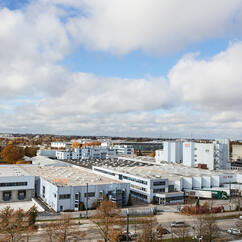 Der PCI-Hauptsitz in Augsburg