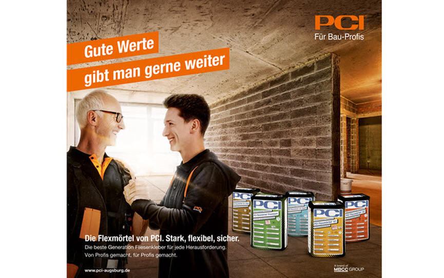 Complete information package PCI Flexmörtel® line facilitates the right product selection