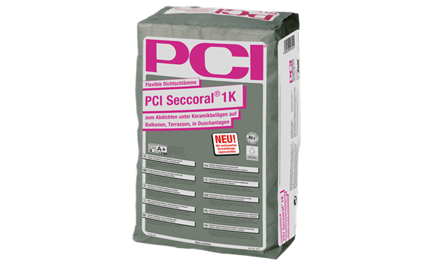 PCI Seccoral 1K in neuer Premiumqualität: Noch mehr Verarbeitungskomfort beim Abdichten