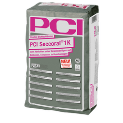 PCI Seccoral 1K in neuer Premiumqualität: Dank neuer Rezeptur weist die zementäre Dichtschlämme hohen Verarbeitungskomfort auf: cremige Konsistenz, schnelle Trocknungszeit und optimale Haftung.