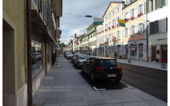 La mise en œuvre Du côté des trottoirs, les travaux ont pu se dérouler au fur et à mesure de l’avancement et à chaque fois, avec toujours la même procédure.