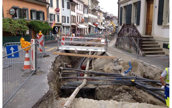 Une fois ce long et fastidieux travail effectué, les riverains commençaient à entrevoir non pas le bout du tunnel mais à quoi allait ressembler la future Grand-Rue.