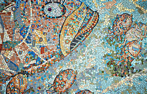 Sicheres verlegen und verfugen von Glasmosaik